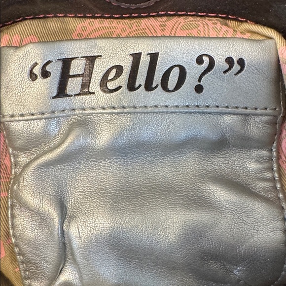 Vintage Juicy Couture Peach Satchel/Shoulder Bag with Chain Handles - Picture 9 of 16